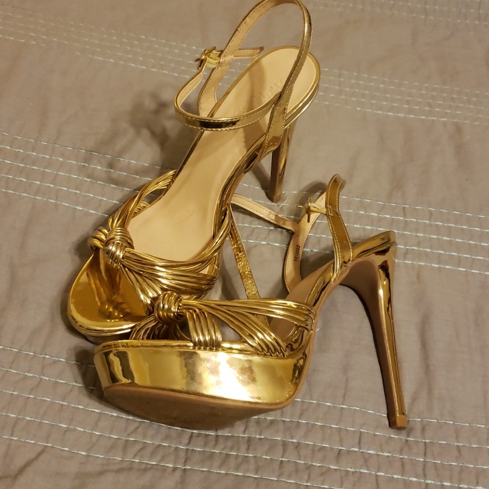 Gold heels